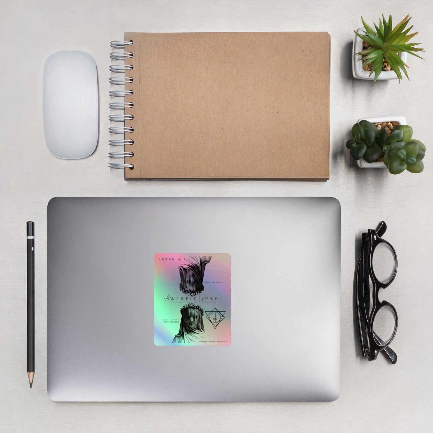 Now That I Have Your Attention - Holographic stickers