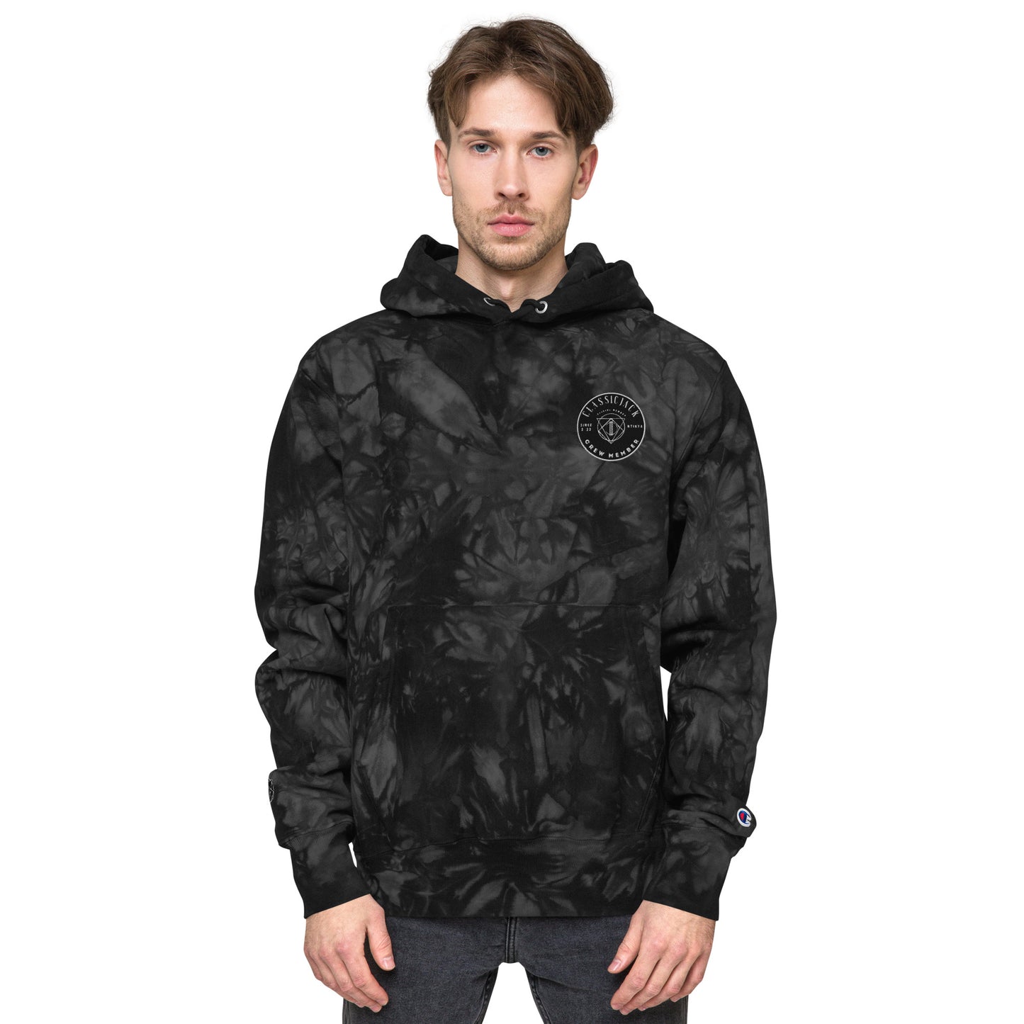 Members Only - Unisex Classic Jack / Champion tie-dye hoodie