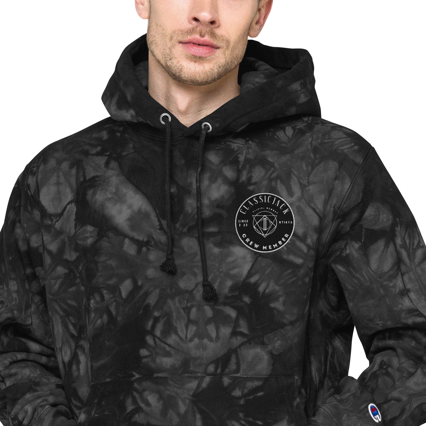 Members Only - Unisex Classic Jack / Champion tie-dye hoodie