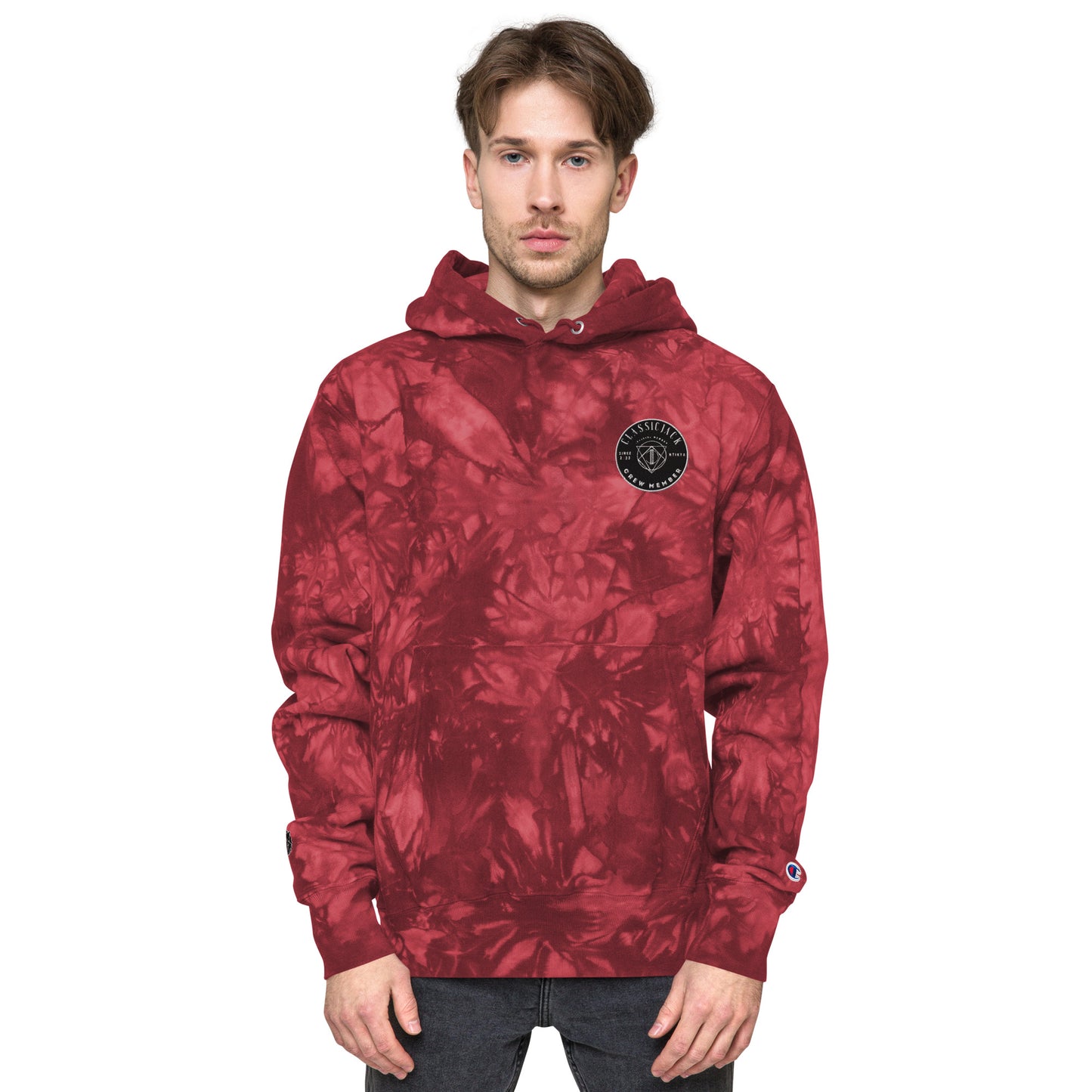 Members Only - Unisex Classic Jack / Champion tie-dye hoodie