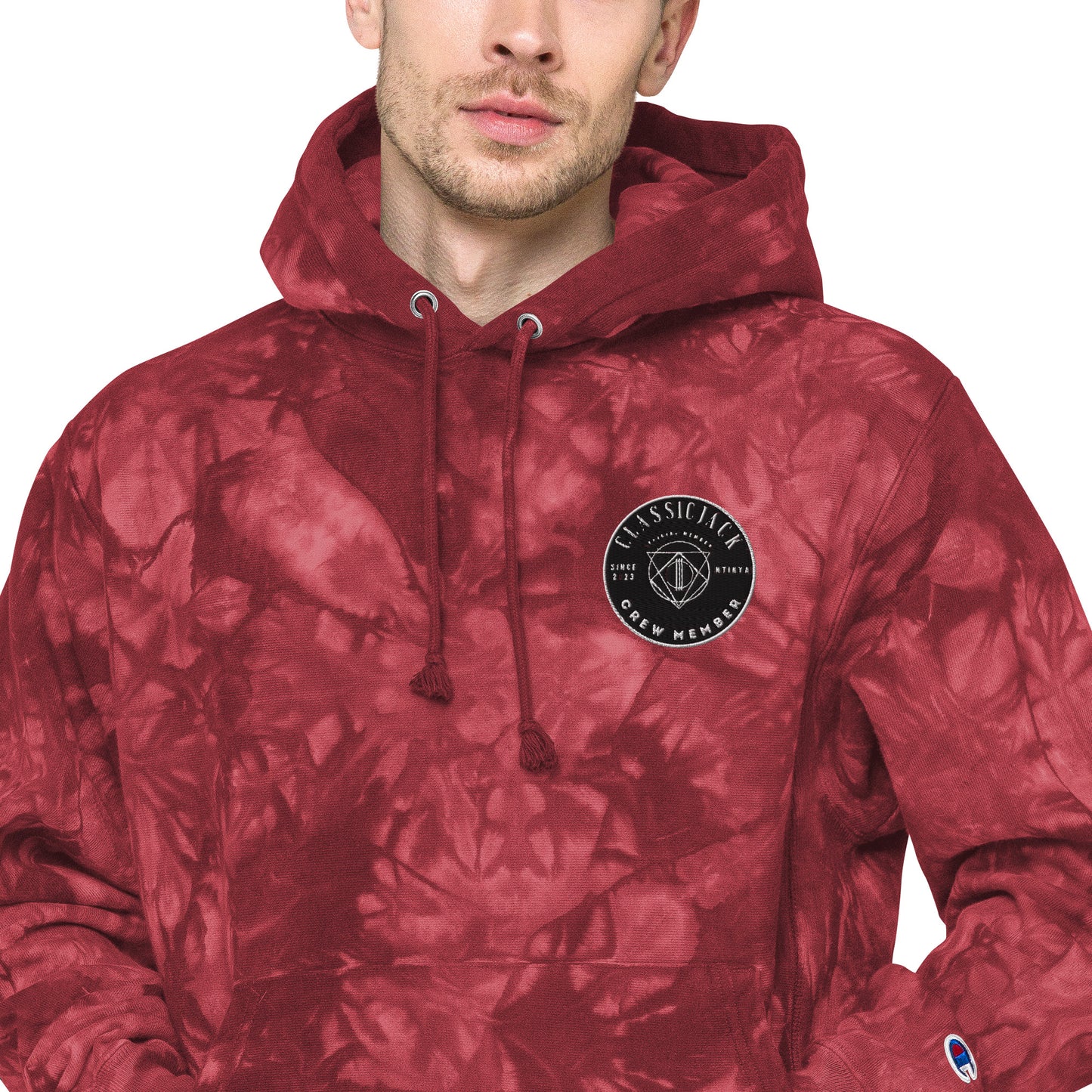 Members Only - Unisex Classic Jack / Champion tie-dye hoodie