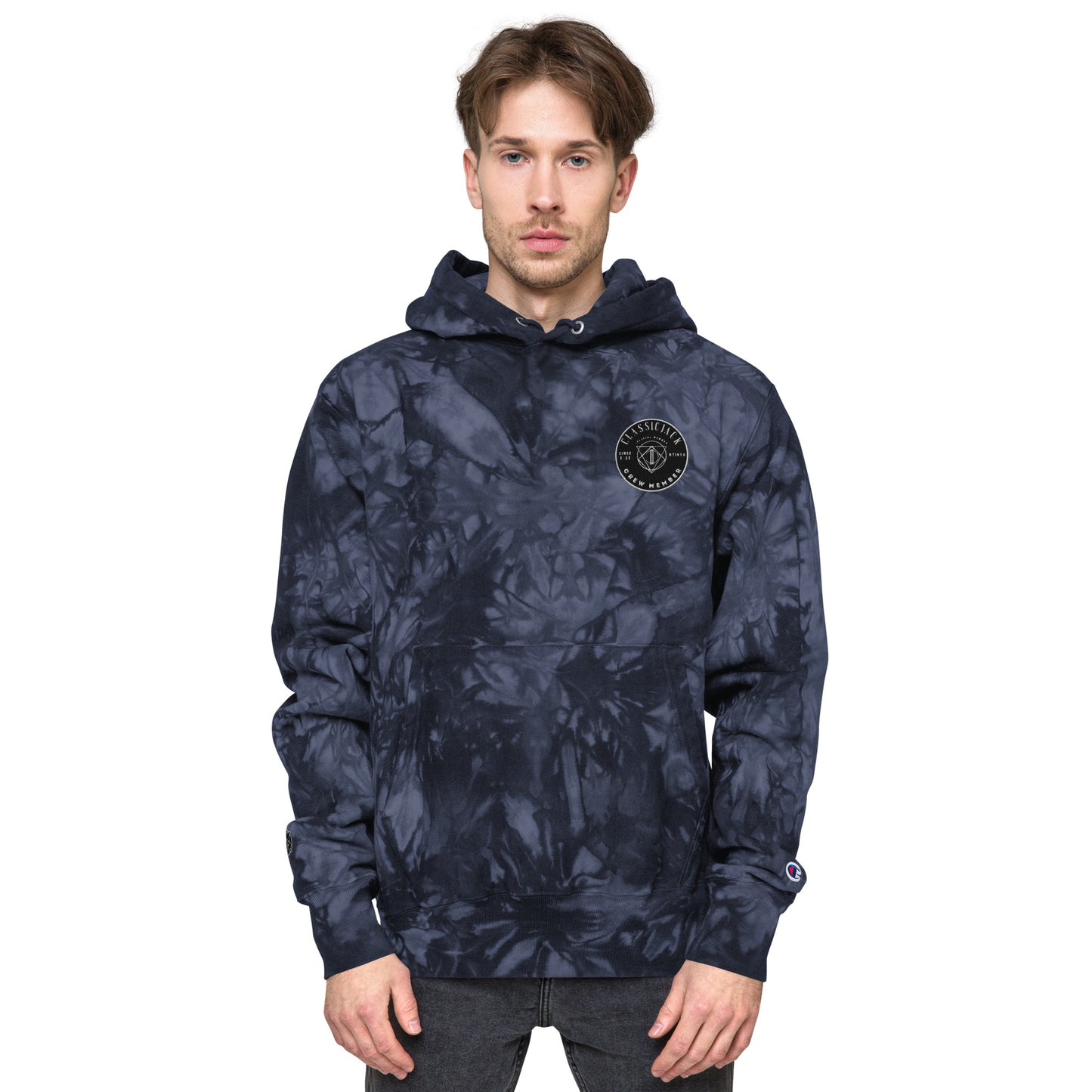 Members Only - Unisex Classic Jack / Champion tie-dye hoodie