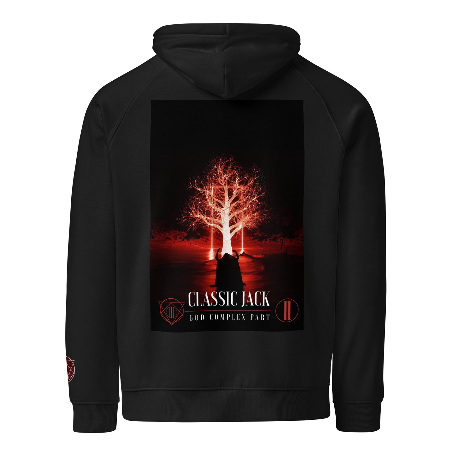 God Complex P2 Unisex eco raglan hoodie