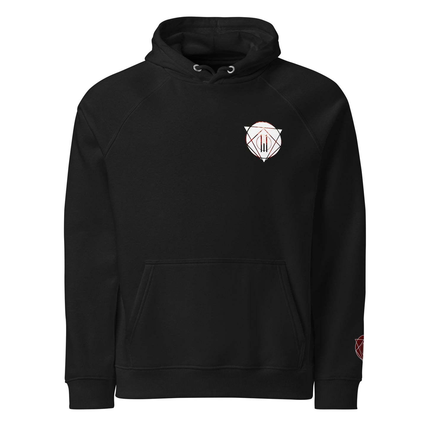 God Complex P2 Unisex eco raglan hoodie