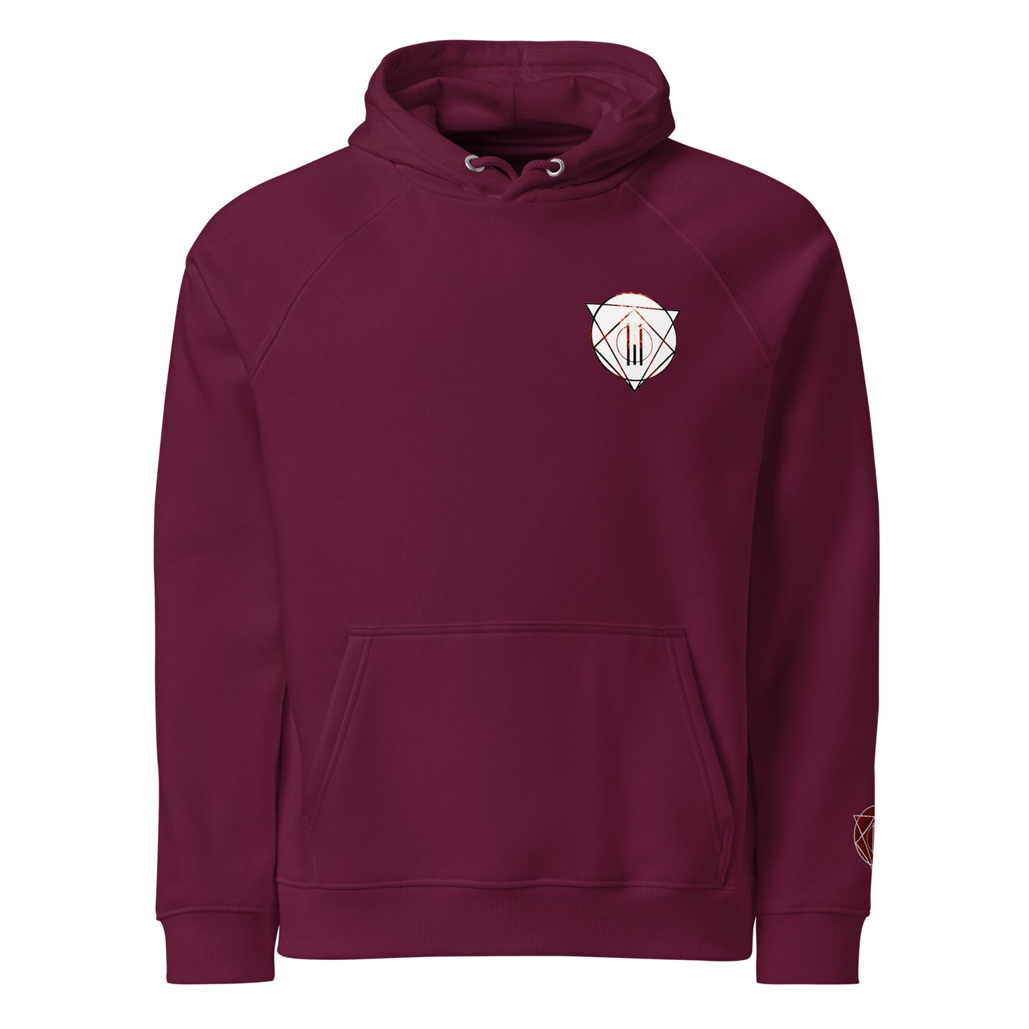 God Complex P2 Unisex eco raglan hoodie