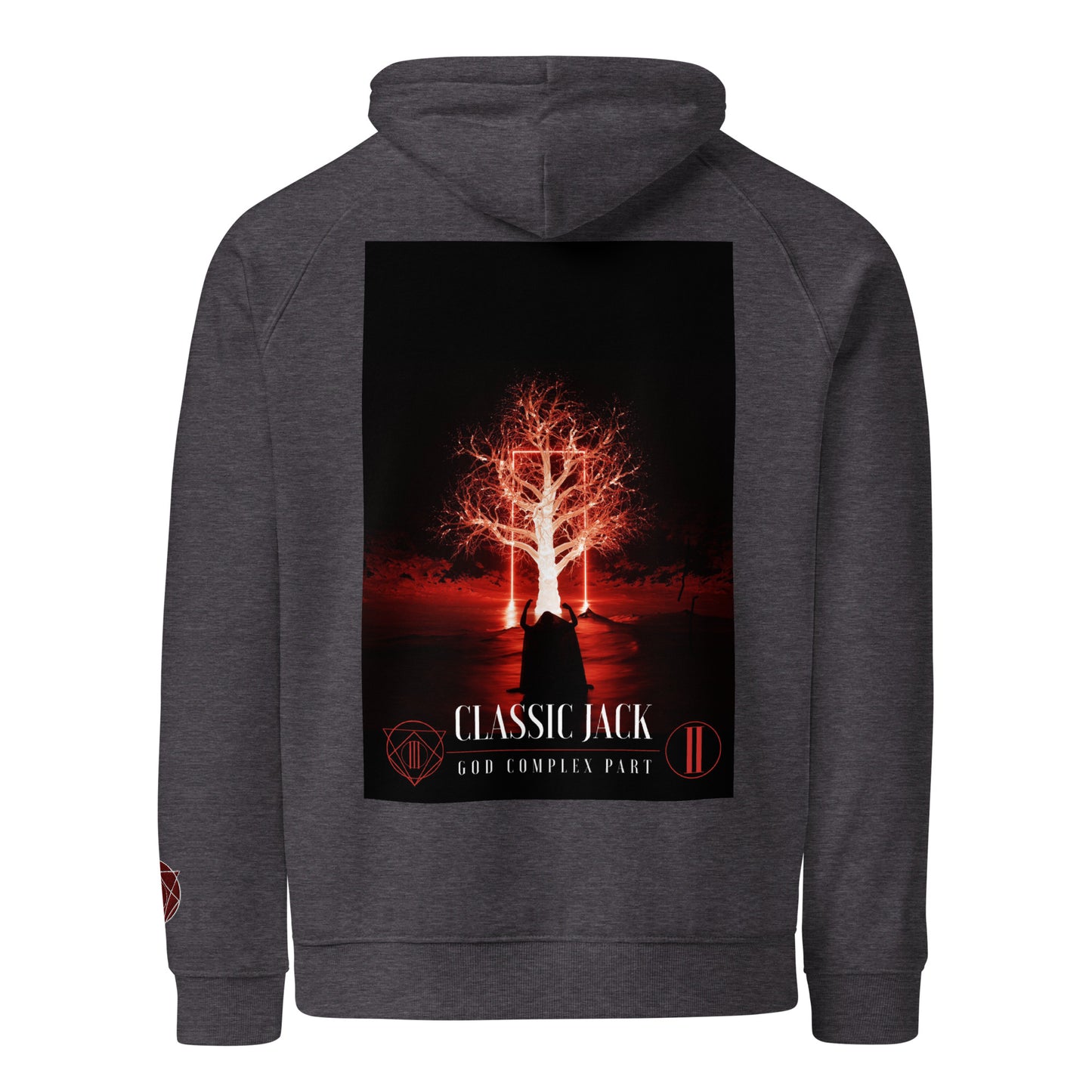 God Complex P2 Unisex eco raglan hoodie