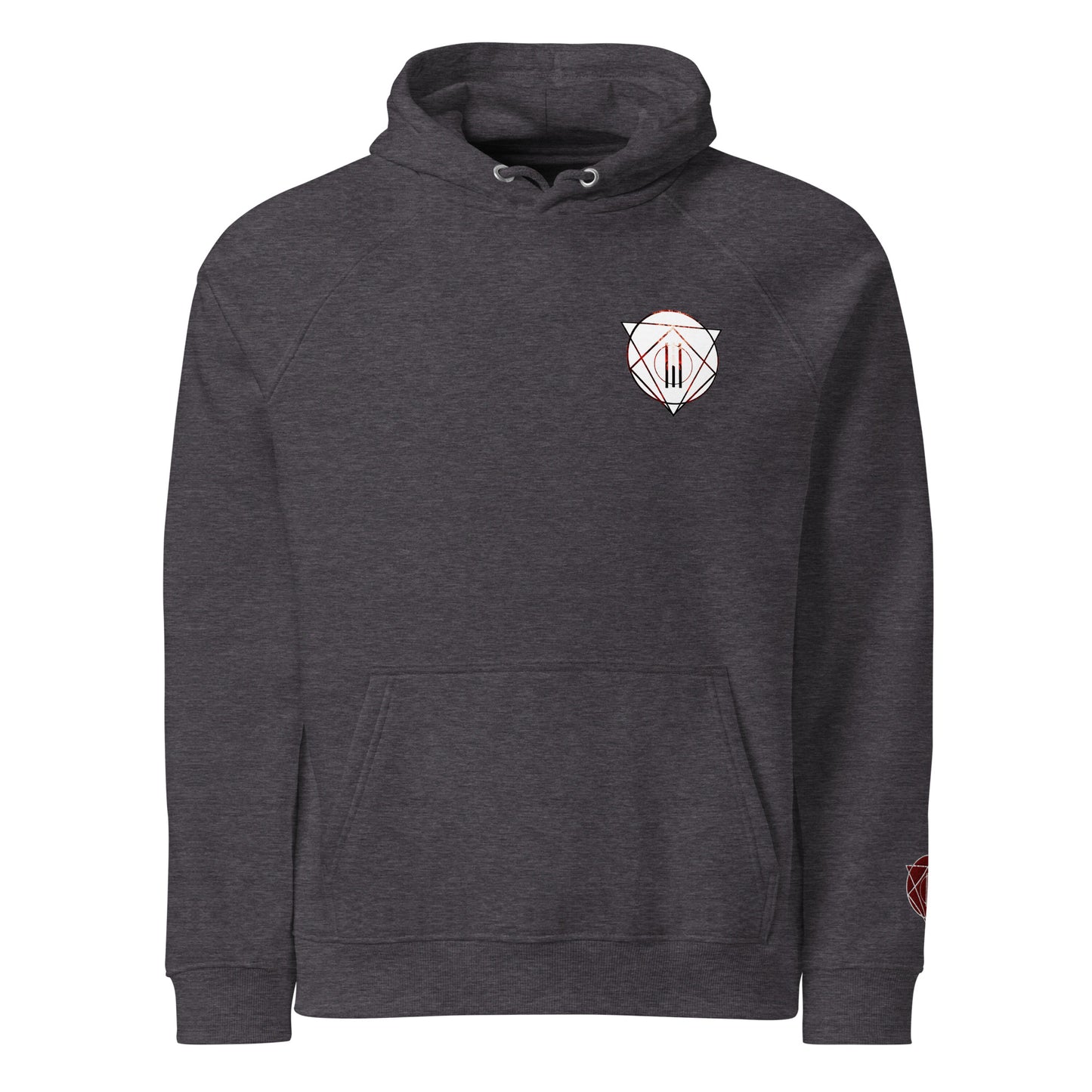 God Complex P2 Unisex eco raglan hoodie