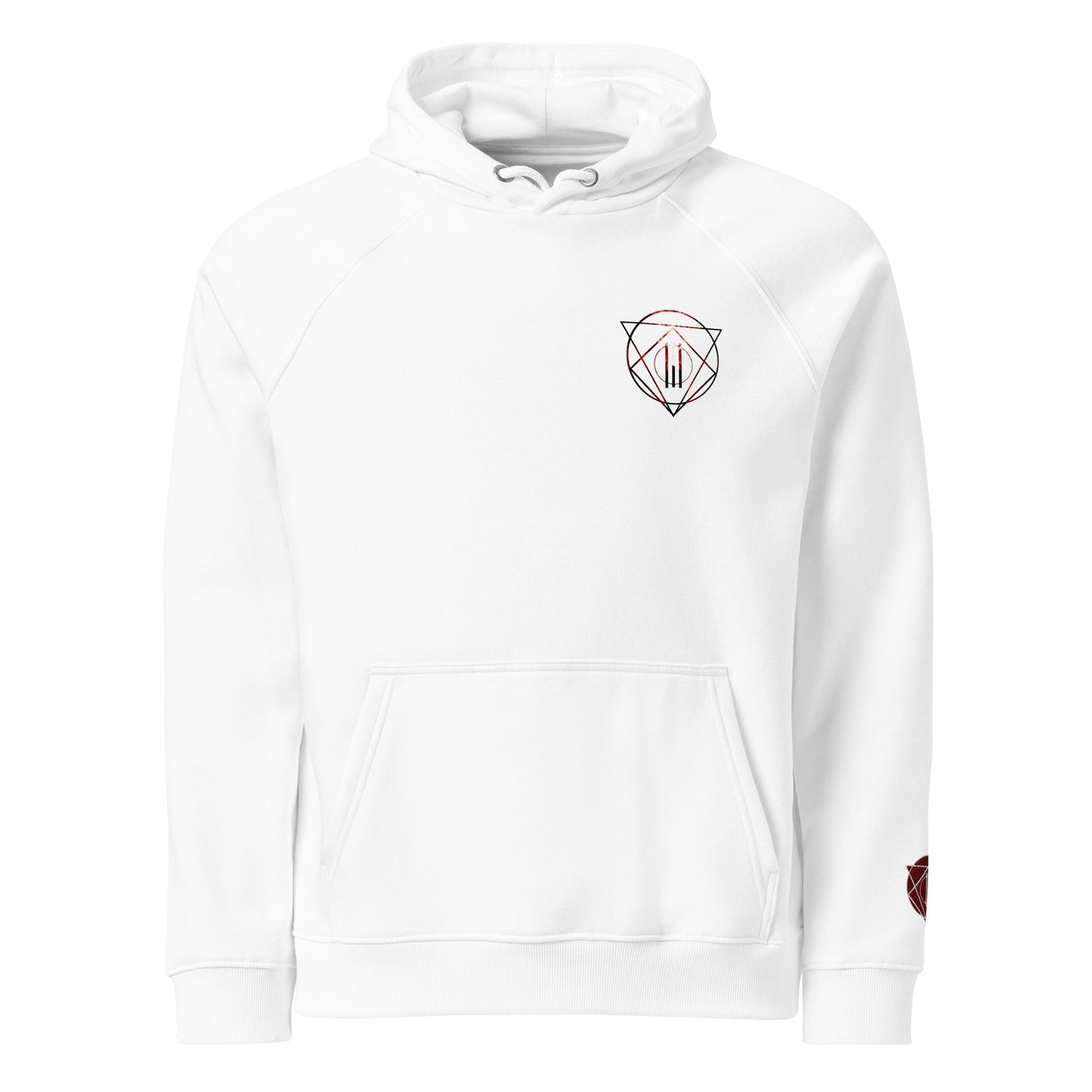 God Complex P2 Unisex eco raglan hoodie