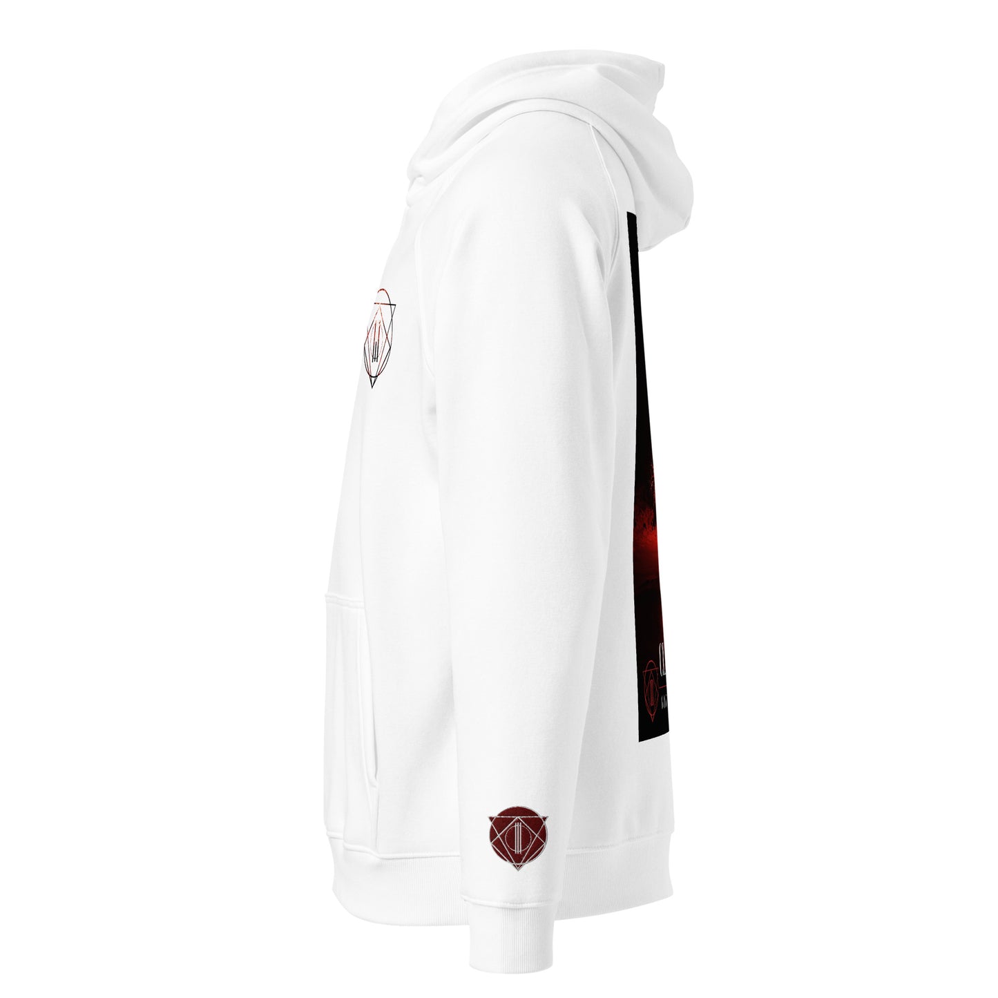 God Complex P2 Unisex eco raglan hoodie