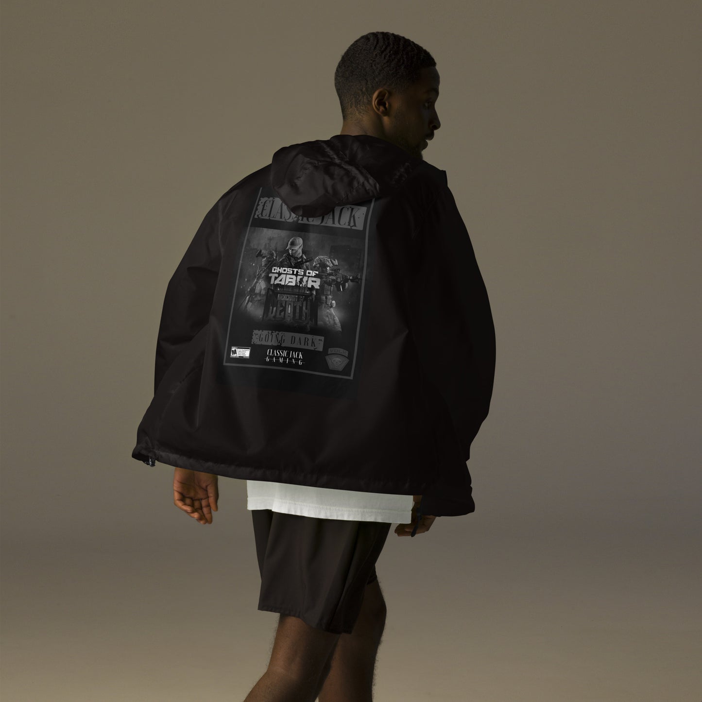 Going Dark - Unisex lightweight zip up windbreaker