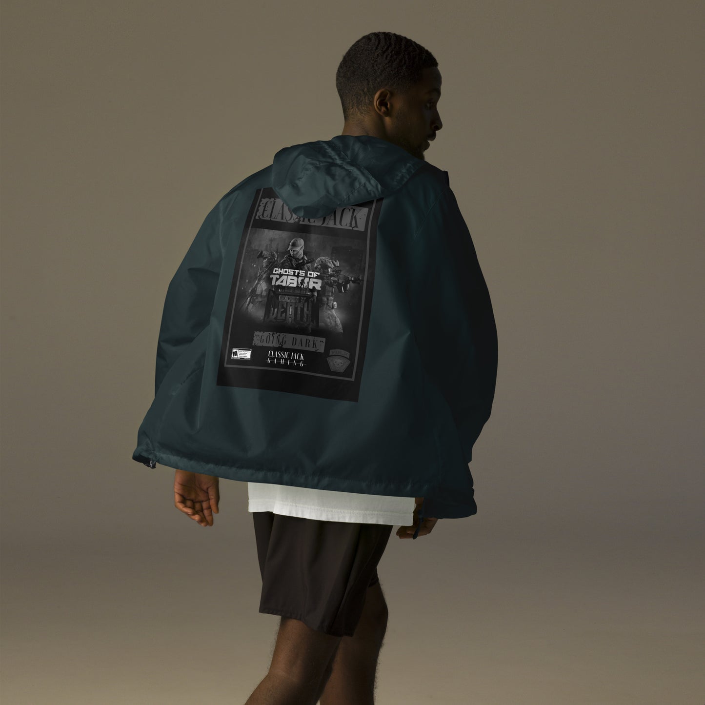 Going Dark - Unisex lightweight zip up windbreaker