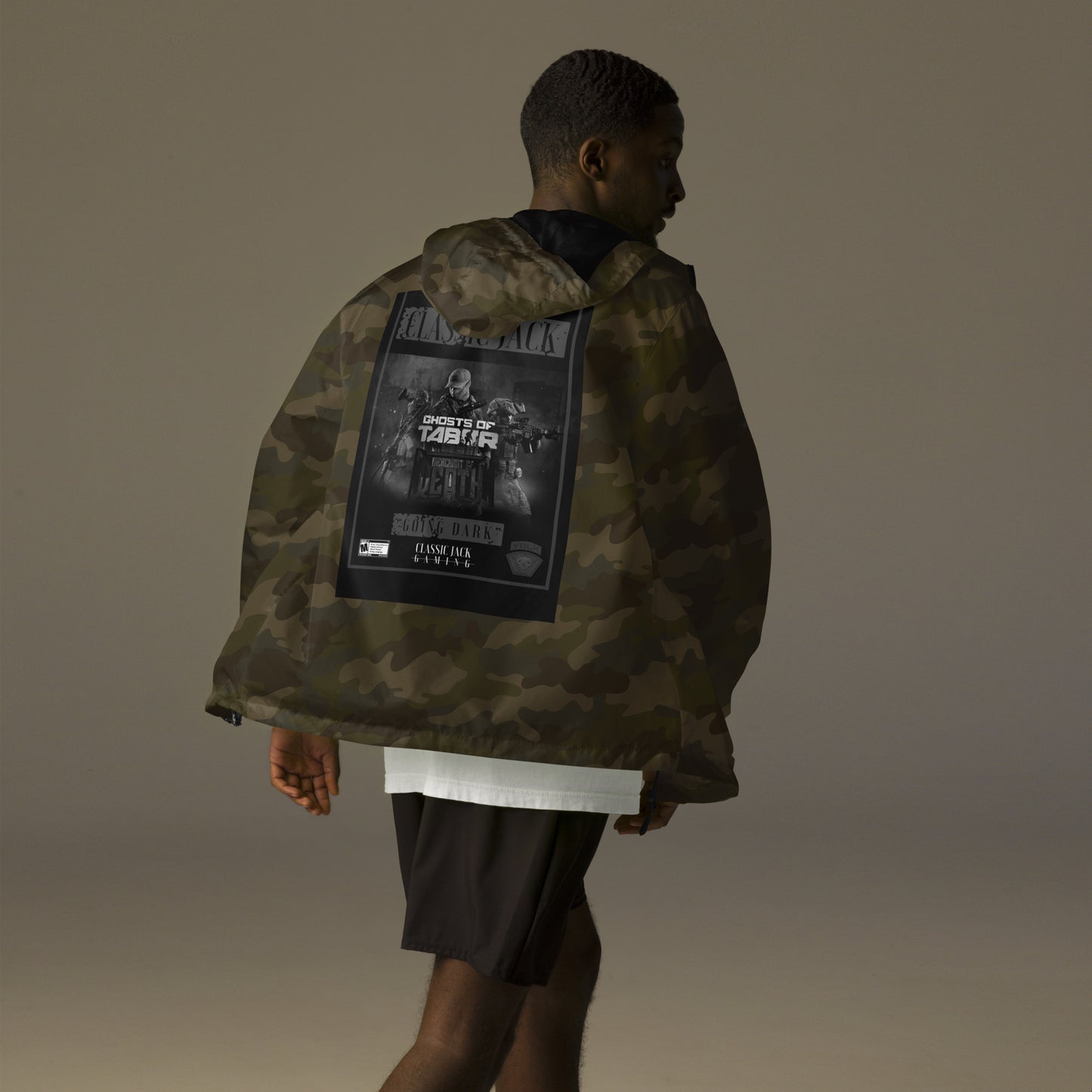 Going Dark - Unisex lightweight zip up windbreaker