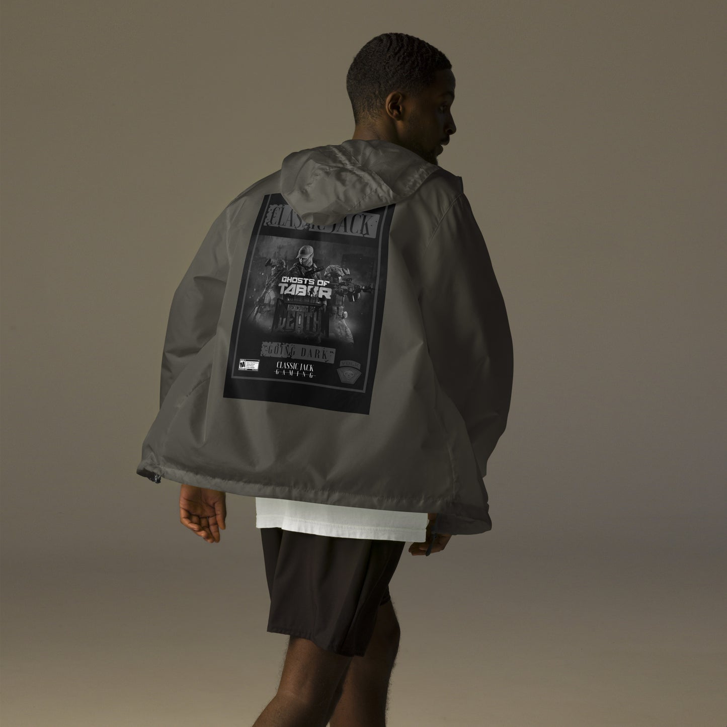 Going Dark - Unisex lightweight zip up windbreaker