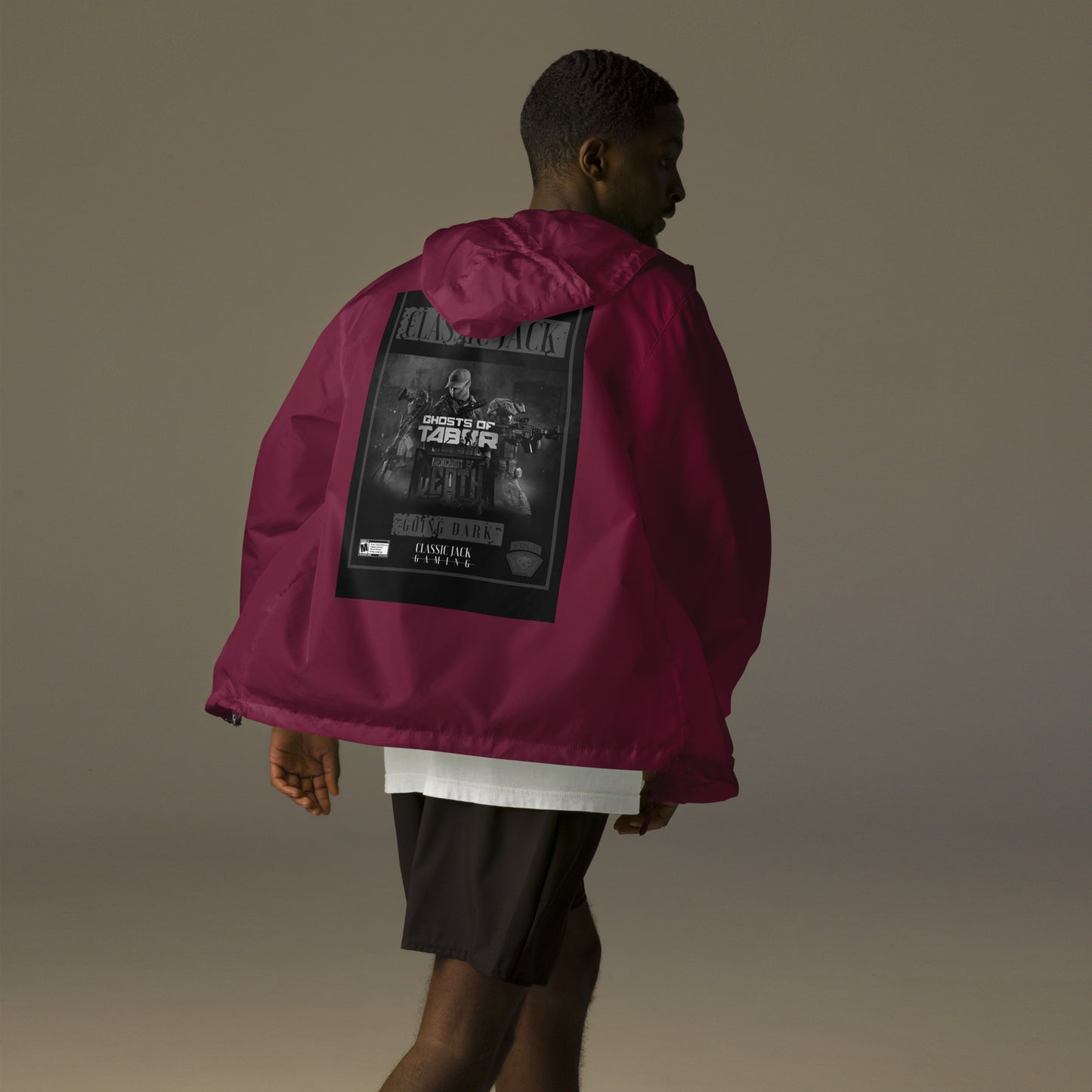 Going Dark - Unisex lightweight zip up windbreaker