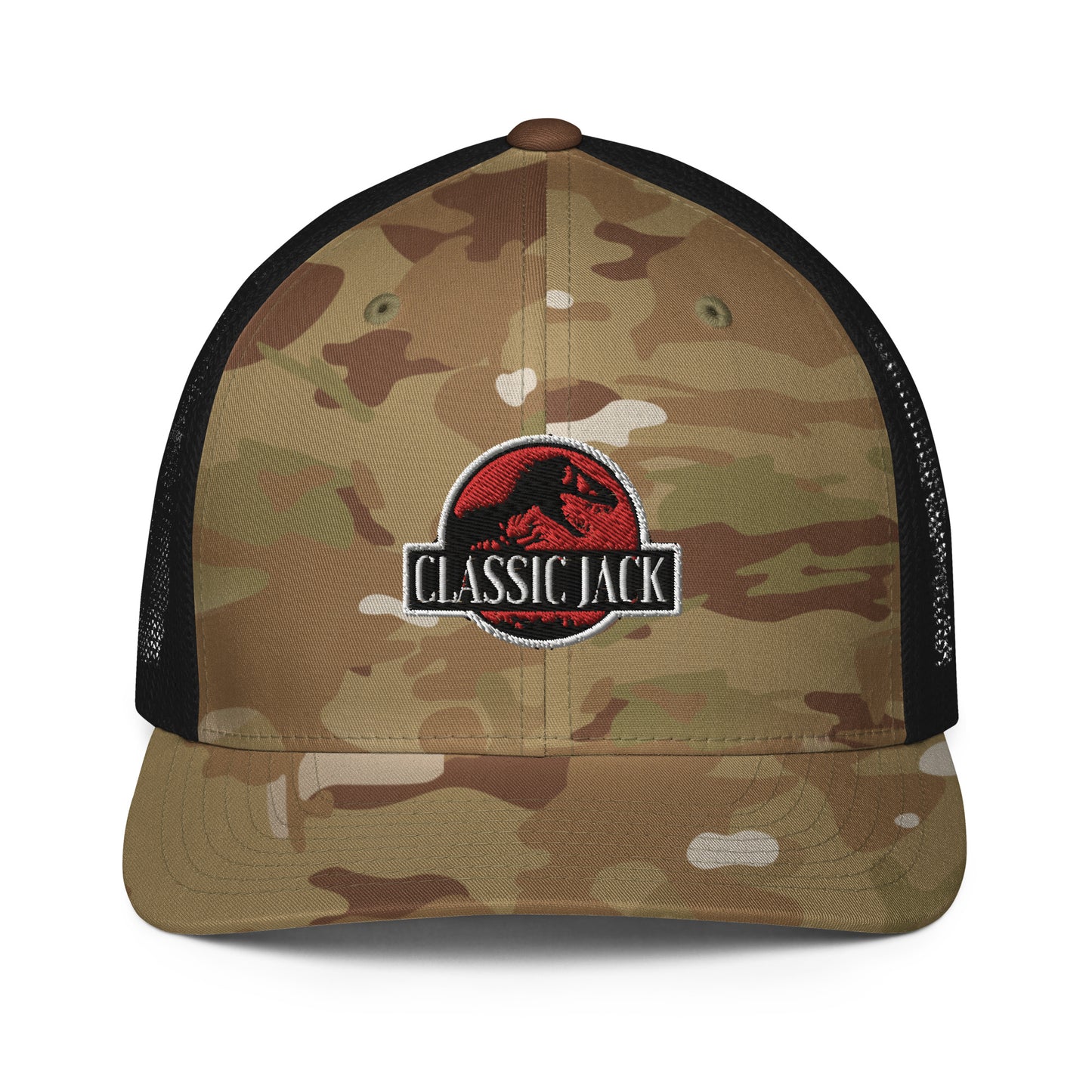 CJ -Military closed-back trucker cap